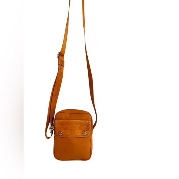 Longcamp Orange Crossbody Bag - Picture 1 of 12